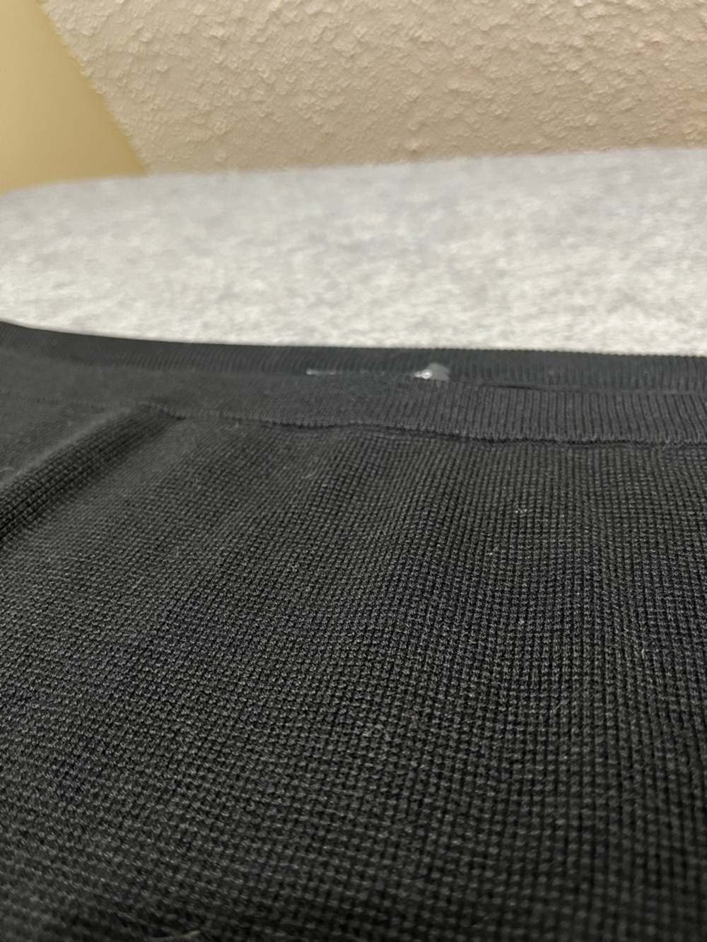 Eileen Fisher Black Silk and Cotton Knit Midi Skirt - Picture 5 of 8